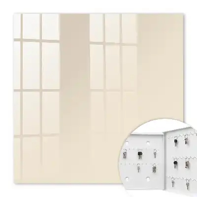 Wall mounted key cabinet Creamy, elegant, calming