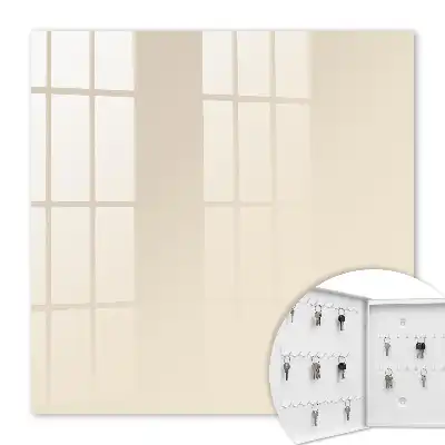 Wall mounted key cabinet Creamy, elegant, calming