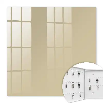 Wall mounted key box Muted brown, calm, elegance