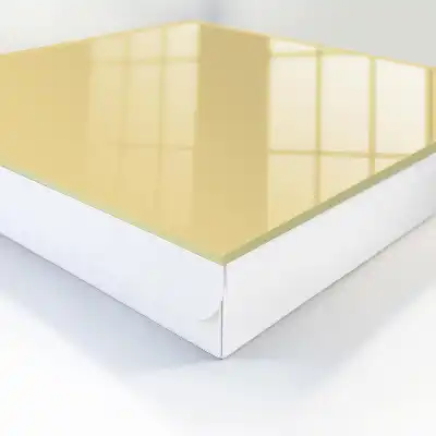 Decorative key box Beige and yellow calm composition