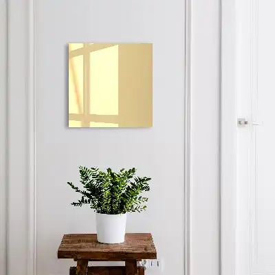 Decorative key box Beige and yellow calm composition