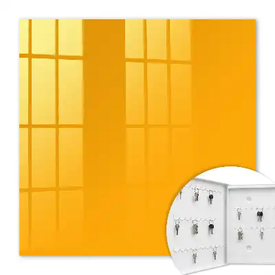 Wall mounted key cabinet Beige without patterns