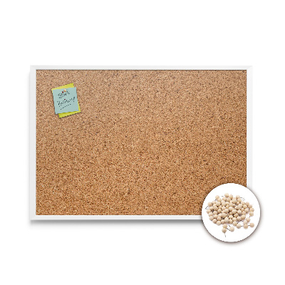 Cork memo board stylish 120x90