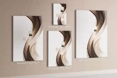 Cork Note Board Abstract wave