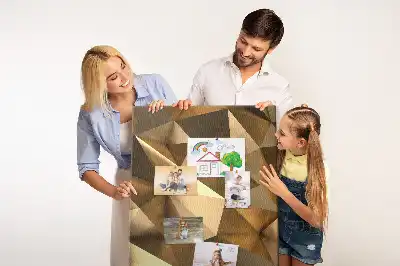 Cork pin board Three-dimensional abstraction