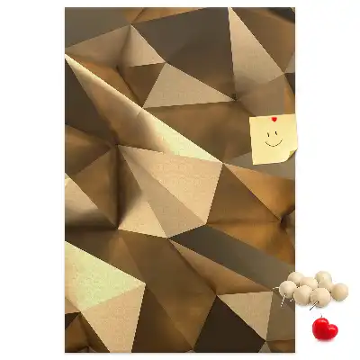 Cork pin board Three-dimensional abstraction