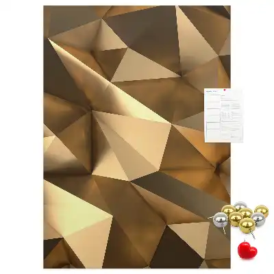 Cork pin board Three-dimensional abstraction