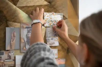 Cork pin board Three-dimensional abstraction