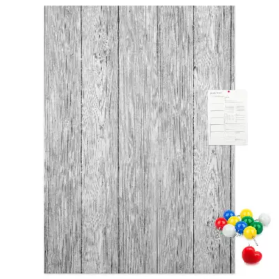 Raw wooden cork note board