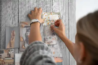 Raw wooden cork note board