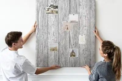 Raw wooden cork note board