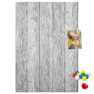 Raw wooden cork note board