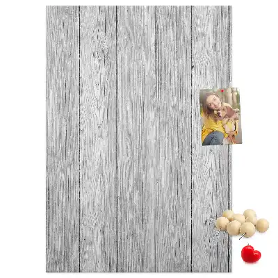 Raw wooden cork note board