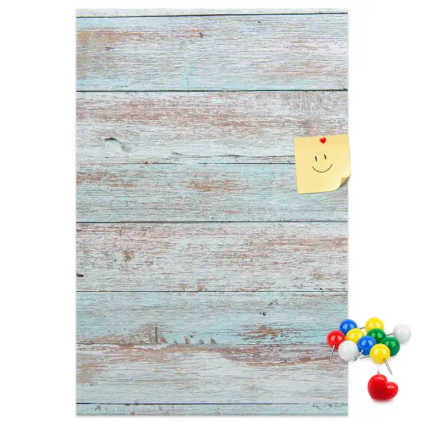 Light pastel cork memo board