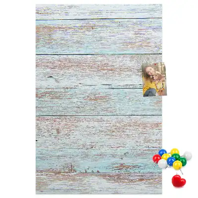 Light pastel cork memo board