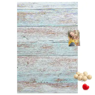 Light pastel cork memo board