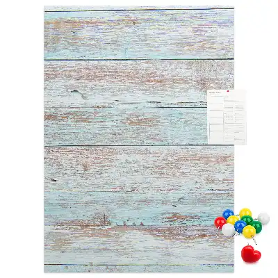 Light pastel cork memo board