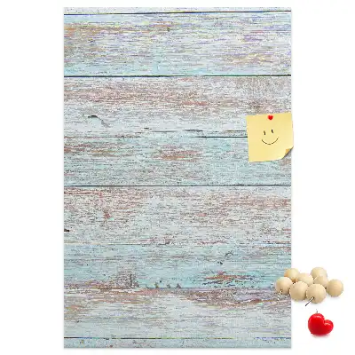 Light pastel cork memo board