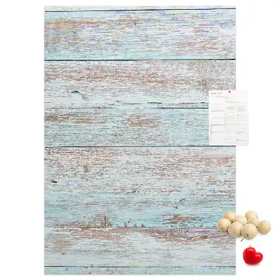 Light pastel cork memo board