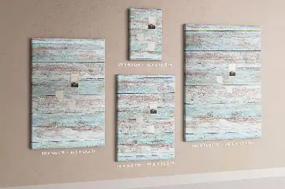 Light pastel cork memo board