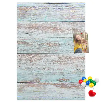 Light pastel cork memo board