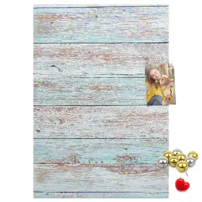 Light pastel cork memo board