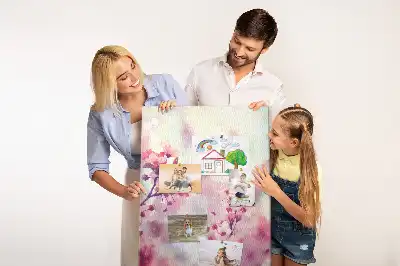 Spring Flowers Cork Note Board