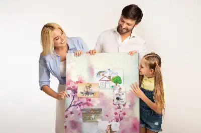 Spring Flowers Cork Note Board