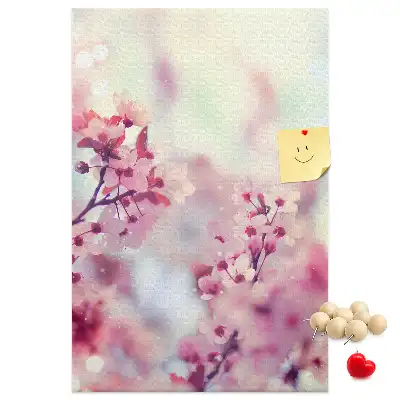 Spring Flowers Cork Note Board