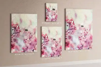Spring Flowers Cork Note Board