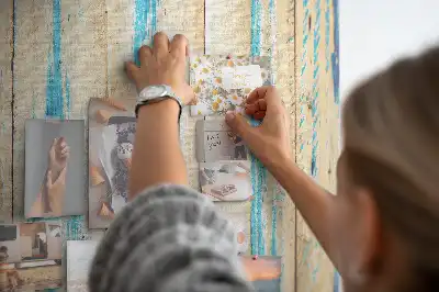 Cork Note Board with Wood Frame