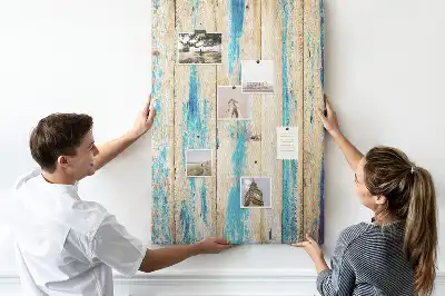 Cork Note Board with Wood Frame