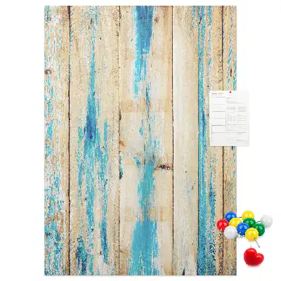Cork Note Board Wood with history