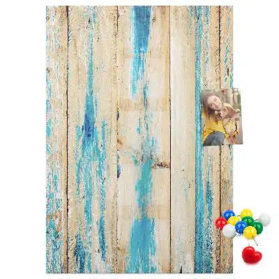 Cork Note Board with Wood Frame