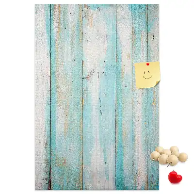 Wall cork memo board Aged retro wood