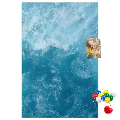 Cork Note Board The sea depths of the ocean