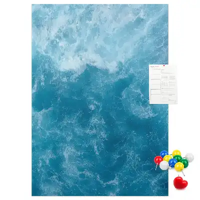 Cork Note Board The sea depths of the ocean