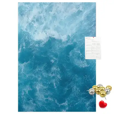 Cork Note Board The sea depths of the ocean