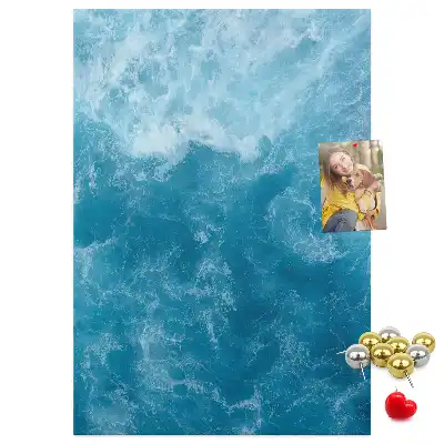 Cork Note Board The sea depths of the ocean
