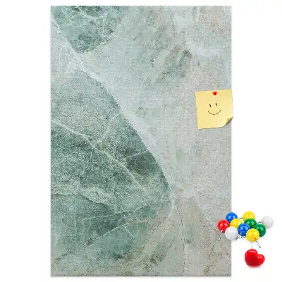 Wall cork memo board Marble block