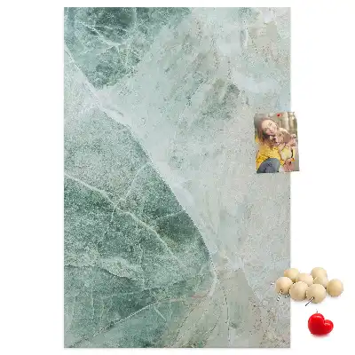 Wall cork memo board Marble block