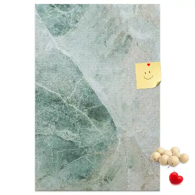 Marble block cork memo board