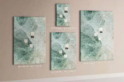 Wall cork memo board Marble block