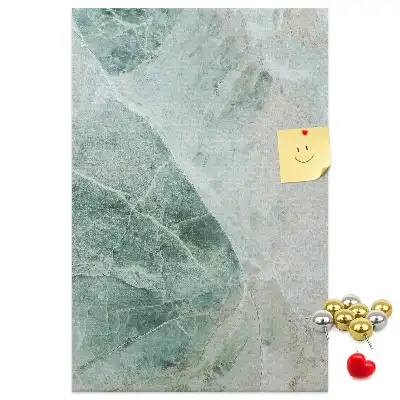 Marble block cork memo board