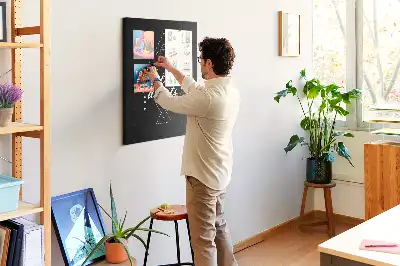 Discover the World Cork Note Board
