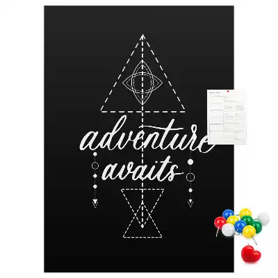 Discover the World Cork Note Board