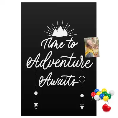 Adventure Awaits Cork Pin Board