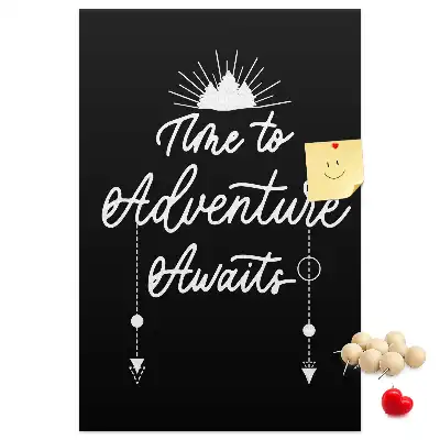 Adventure Awaits Cork Pin Board