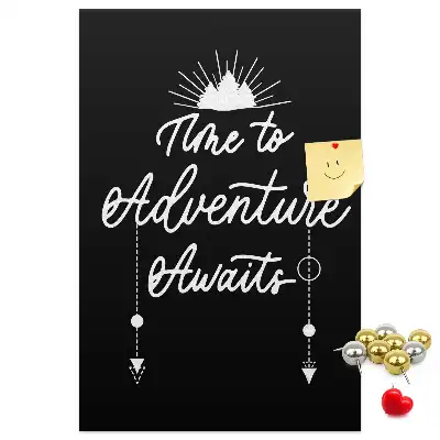 Adventure Awaits Cork Pin Board