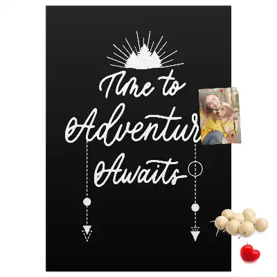 Adventure Awaits Cork Pin Board